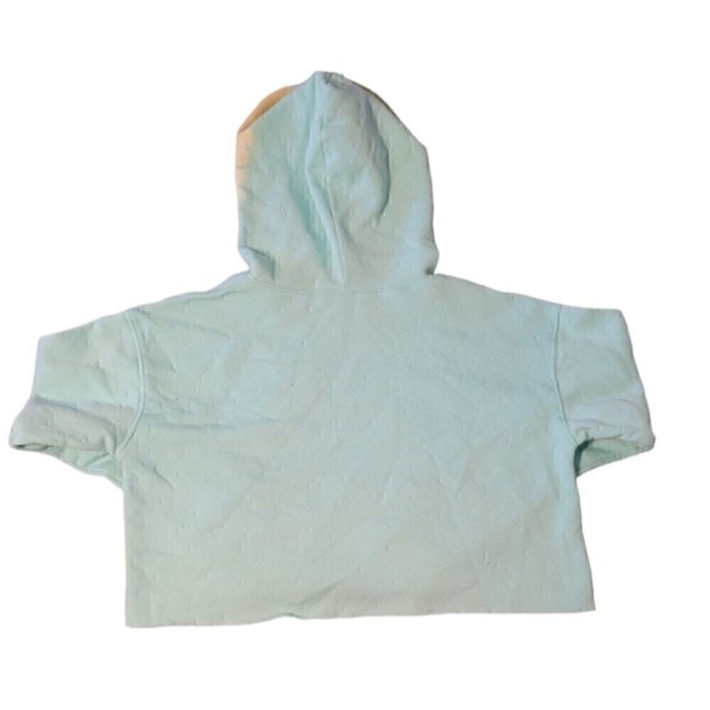 Wild Fable Women's Mint Tie Dye Pullover Crop Hoodie Sweatshirt - Picture 5 of 5